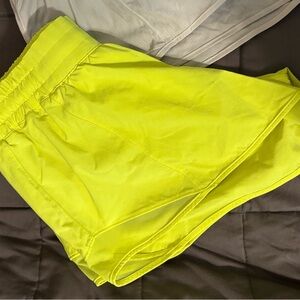 Lululemon Athletica Neon Yellow Skort
